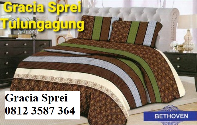 <p>Sprei Katun Bacan SG Tropical Living motif keki